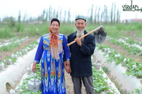 新疆吃瓜大妈,瓜香四溢的市井生活